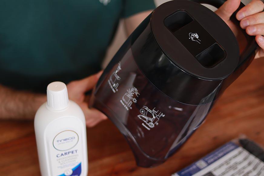 Beste Teppichreiniger Behältergröße